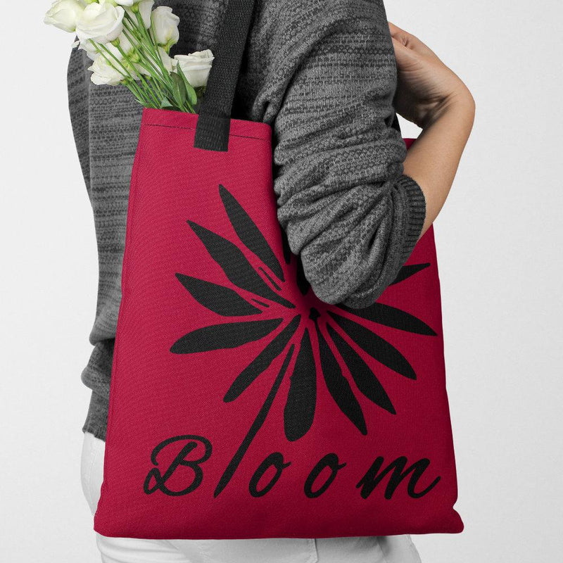 Bloom Bud Red | Tote Bag - Tote bag from Ainsi Hardi Paris France