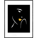 Shy in Waves | Black and White Giclée Print - Poster from Ainsi Hardi Paris France
