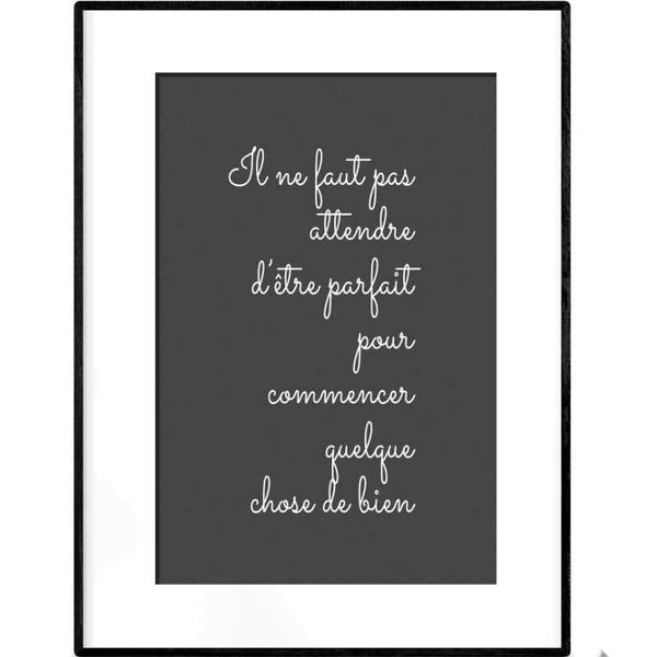 Something Perfect | Printable Poster - Poster from Ainsi Hardi Paris France