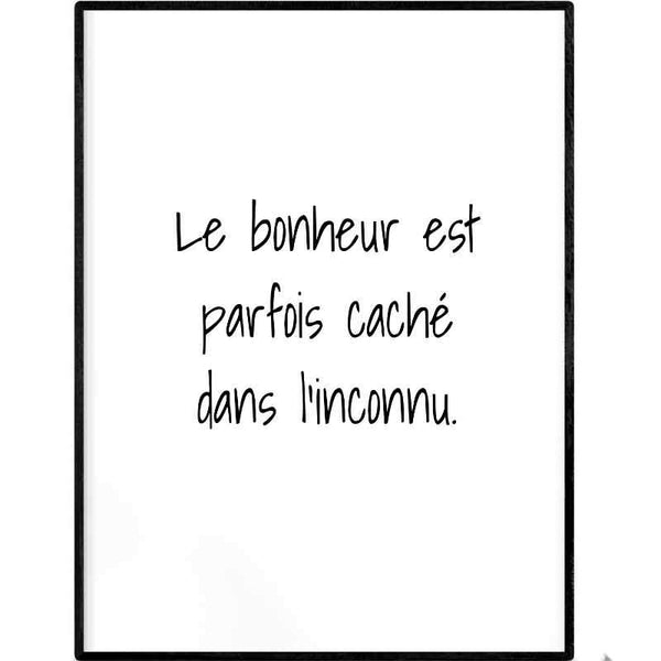 Hidden happiness | Printable Poster - Poster from Ainsi Hardi Paris France