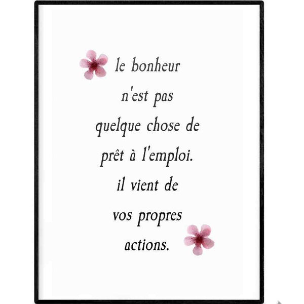 Finding happiness | Printable Poster - Poster from Ainsi Hardi Paris France