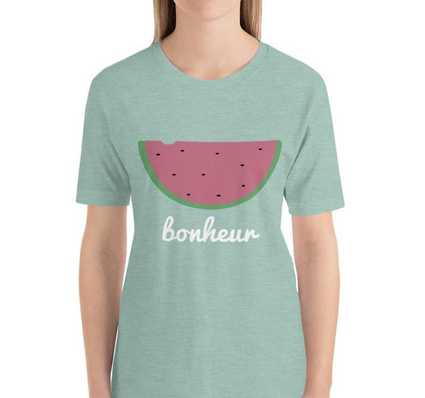 Happiness Bonheur T-Shirt - Women's T-shirt from Ainsi Hardi Paris France