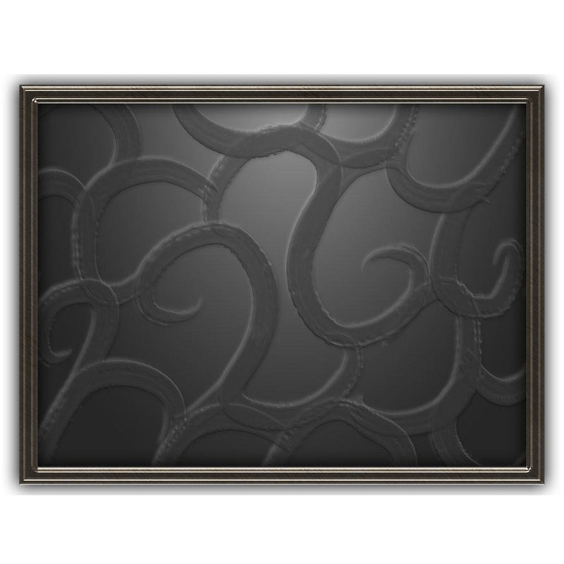 Ink Black Depths | Abstract Giclée Print - Poster from Ainsi Hardi Paris France