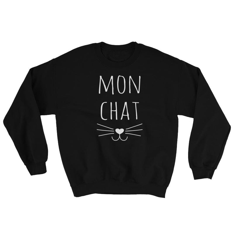 Mon Chat Sweatshirt - Women's Sweatshirt from Ainsi Hardi Paris France