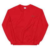 Red Embroidered Sweatshirt - Women's Sweatshirt from Ainsi Hardi Paris France