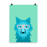 Thought in Wolf | Giclée Print - Poster from Ainsi Hardi Paris France