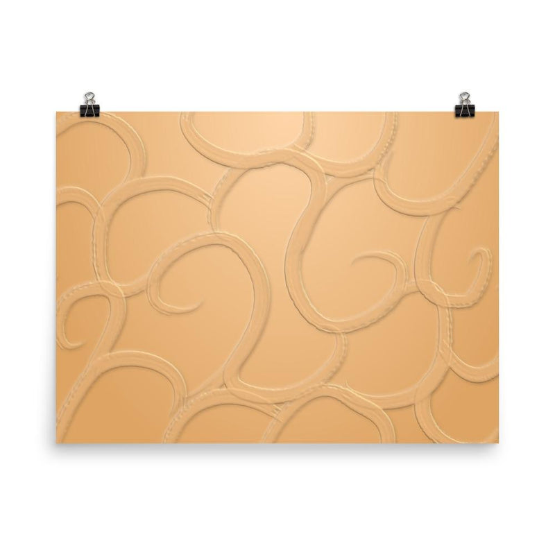 Monochromatic Tan | Abstract Giclée Print - Poster from Ainsi Hardi Paris France