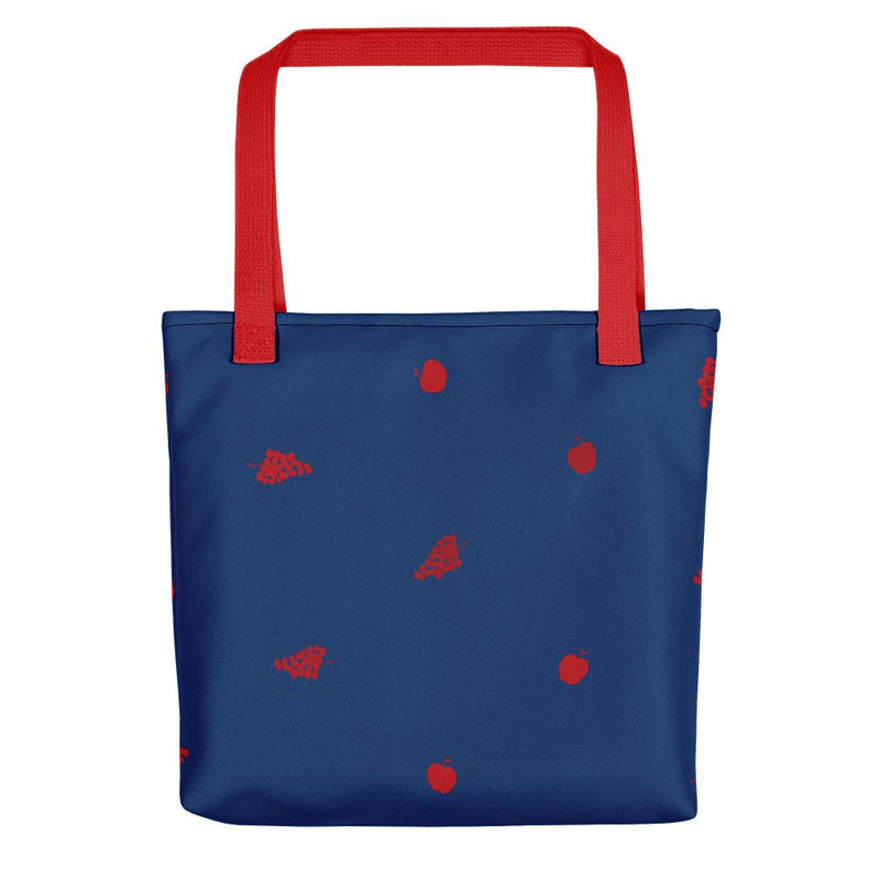 Émilie Red and Blue | Tote Bag - Tote bag from Ainsi Hardi Paris France