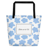 Life is Beautiful | Blue Tote bag - Tote bag from Ainsi Hardi Paris France