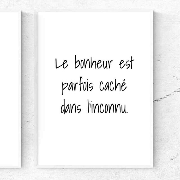 Hidden happiness | Printable Poster - Poster from Ainsi Hardi Paris France
