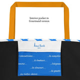 Montpellier Blue | Tote bag - Tote bag from Ainsi Hardi Paris France