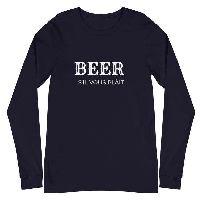 Bière s'il vous plaît | T-shirt à manches longues pour femmes