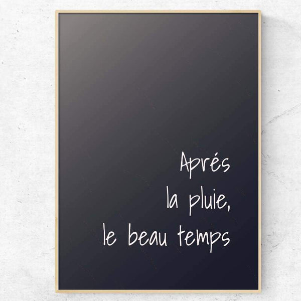 After the rain | Giclée Print Poster - Poster from Ainsi Hardi Paris France